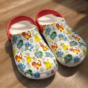 Pokemon Crocs Size 3 Youth
